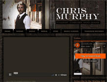 Tablet Screenshot of chrismurphymusic.com